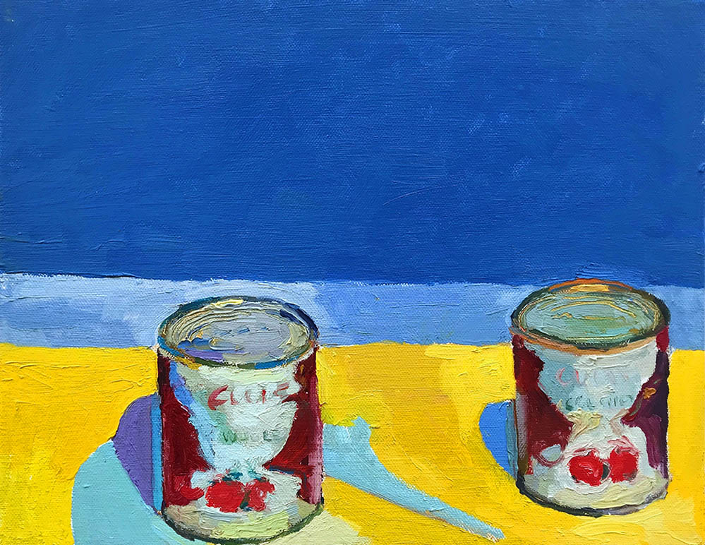 <b>Social Distance (2020)</b><br />11x14"<br />Oil on canvas