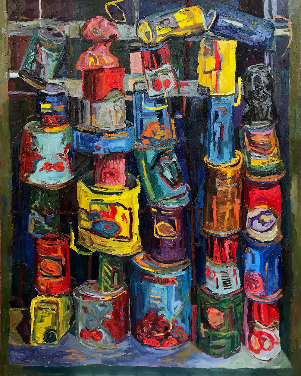 <b>You Can (2020)</b><br />60x48"<br />Oil on canvas