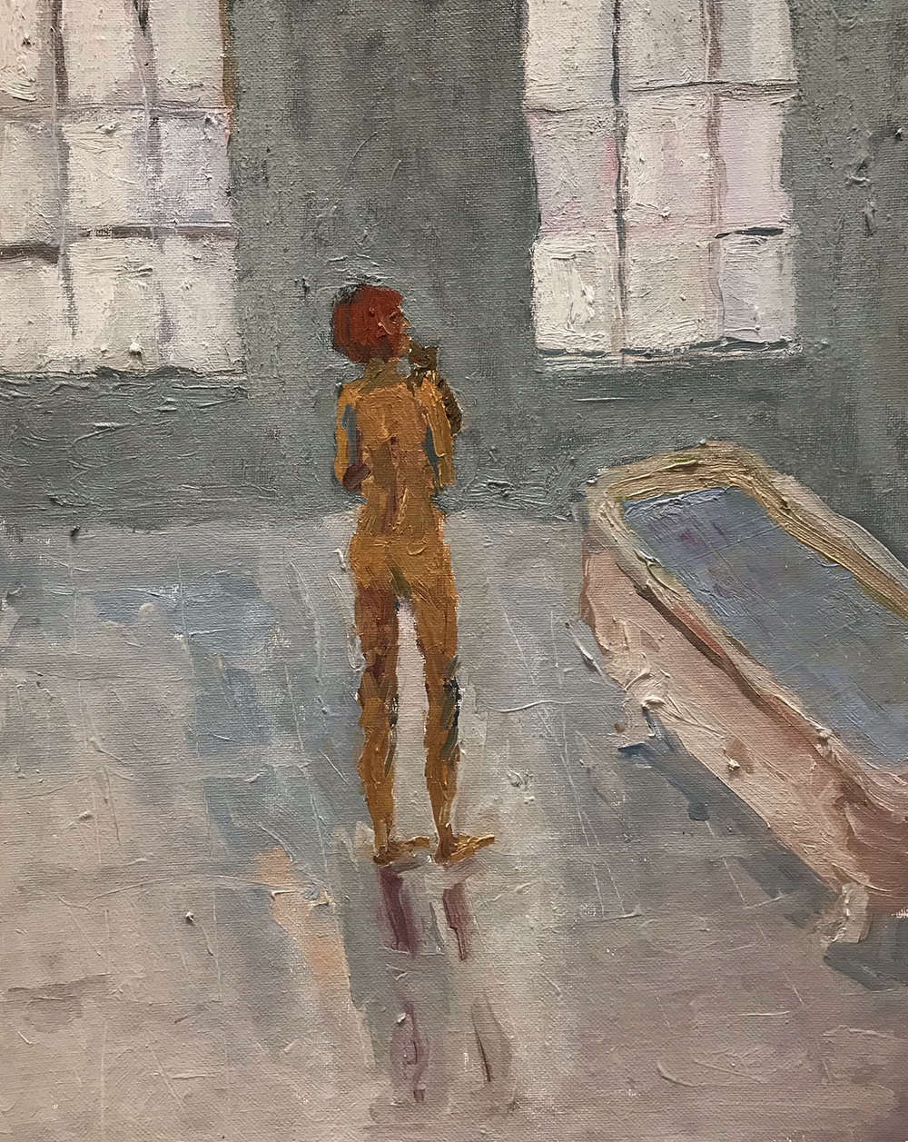 <b>Untitled (2021)</b><br />14x11"<br />Oil on panel ​