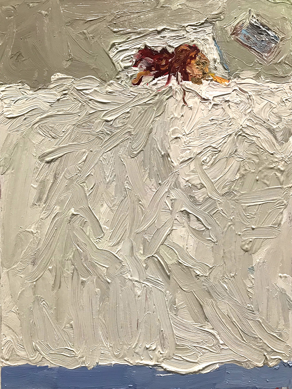 <b>Quelle journée (2021)</b><br />12x9"<br />Oil on panel