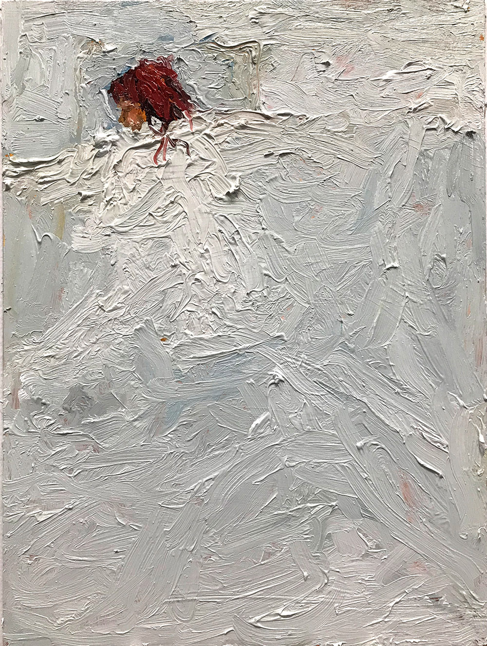 <b>Omicron (2021)</b><br />12x9"<br />Oil on panel ​